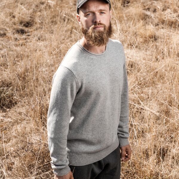 Native Spirit Raw Edge Merino Wool Sweater Thumbnail
