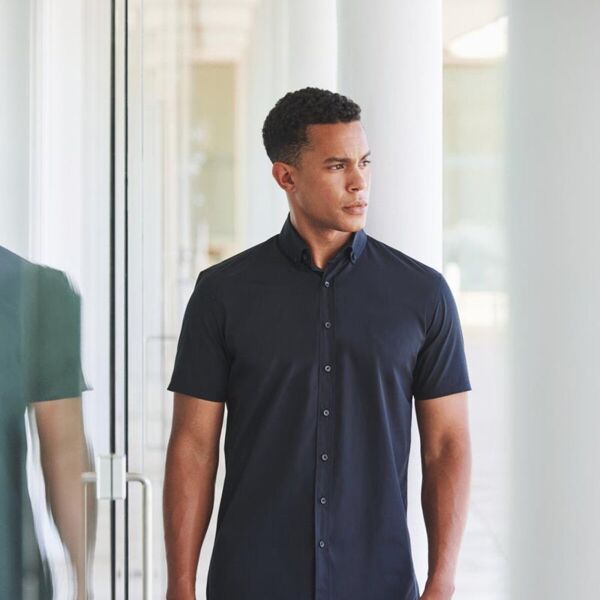 SHORT SLEEVE COTTON FEEL SHIRT Thumbnail