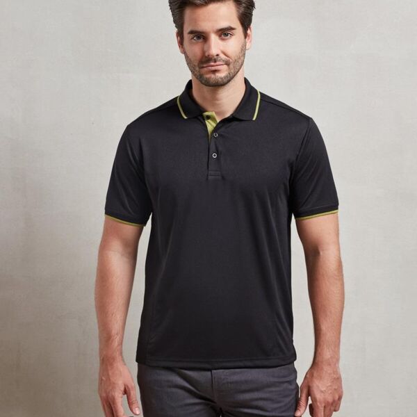 MENS CONTRAST COOLCHECKER POLO Thumbnail
